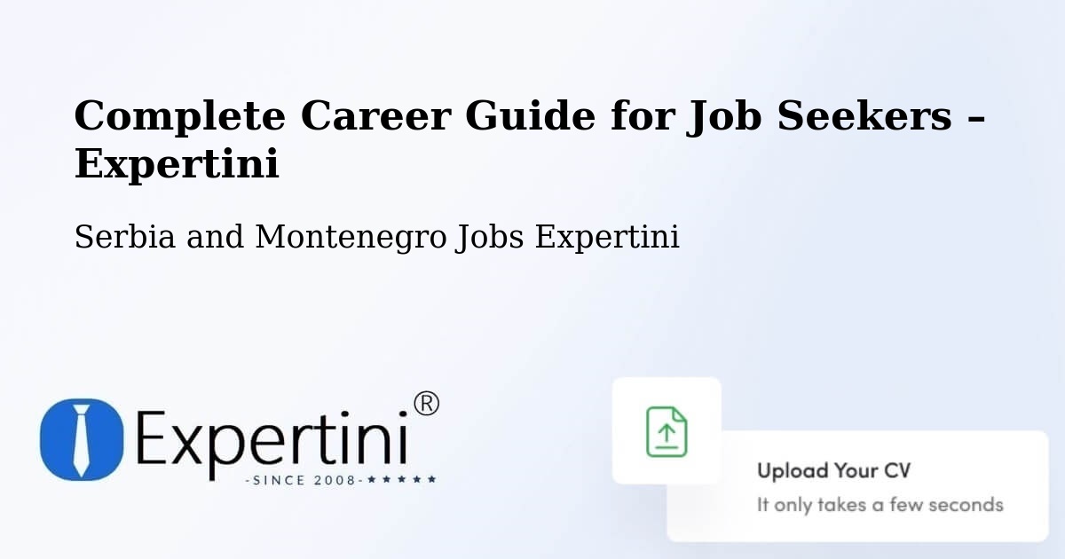 Career Guide for Job Seekers – Fallingbrook - Fallingbrook, Serbia and Montenegro Jobs Expertini