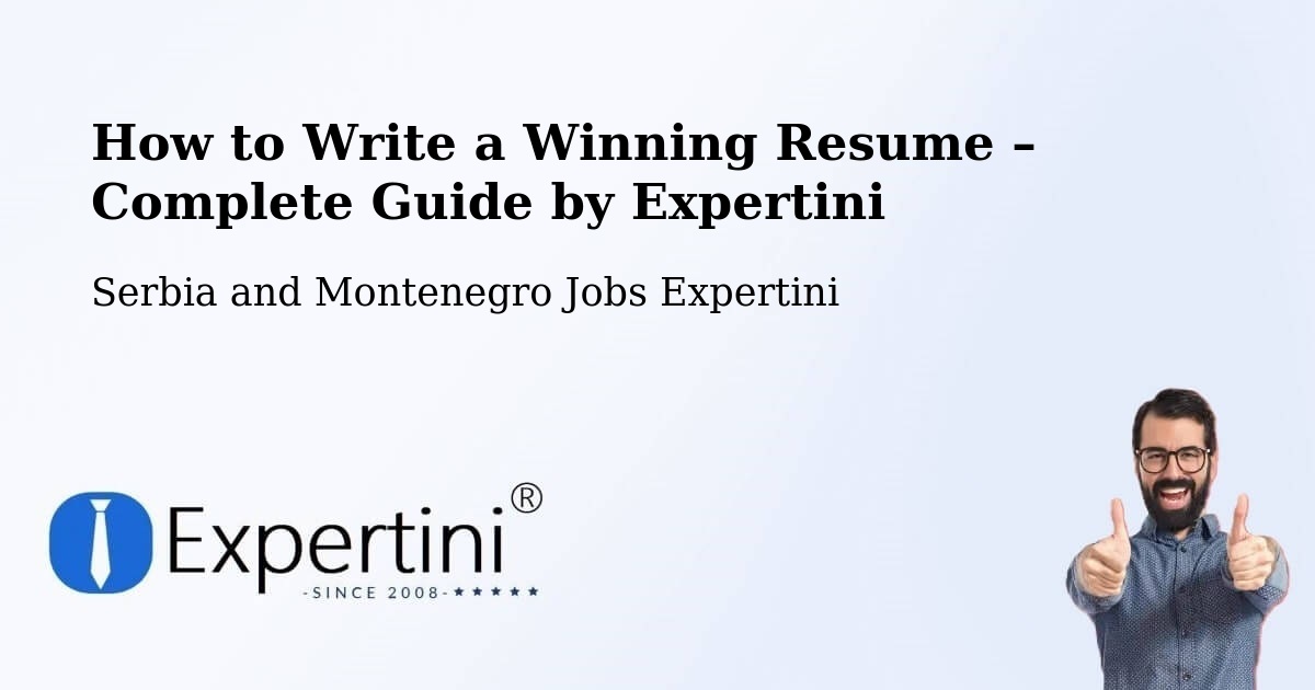 Resume Writing Guide for Job Seekers – Fallingbrook - Fallingbrook, Serbia and Montenegro Jobs Expertini